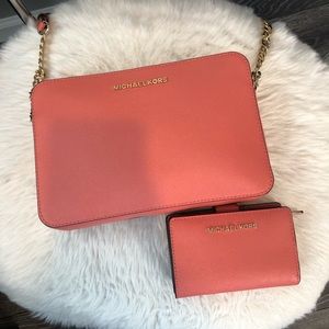 Michael Kors Crossbody Bag & Matching Wallet